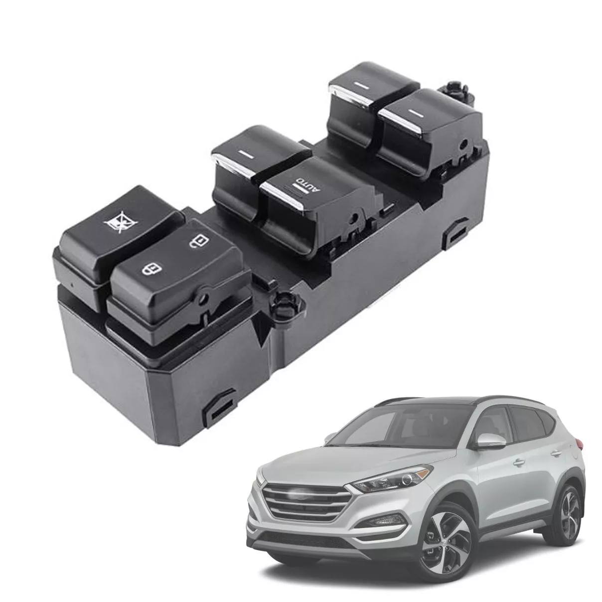 Hyundai Tucson 2018 - 2020 Sol Dörtlü Cam Açma Düğmesi Autolu - resim 1